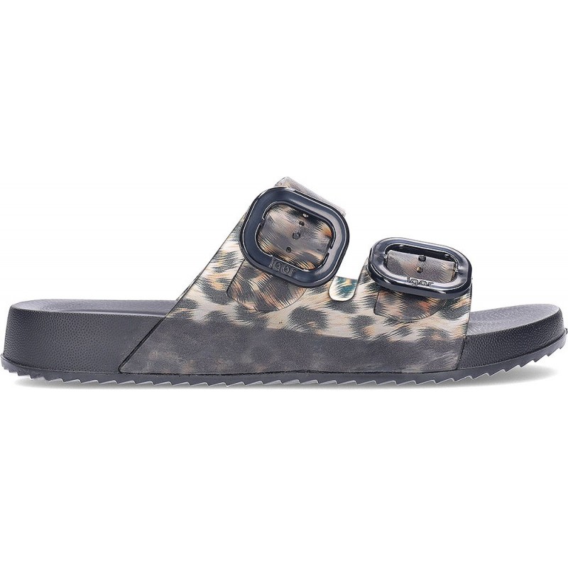 IGOR Damen Havana Gloss Leo Sandale S10336 NEGRO