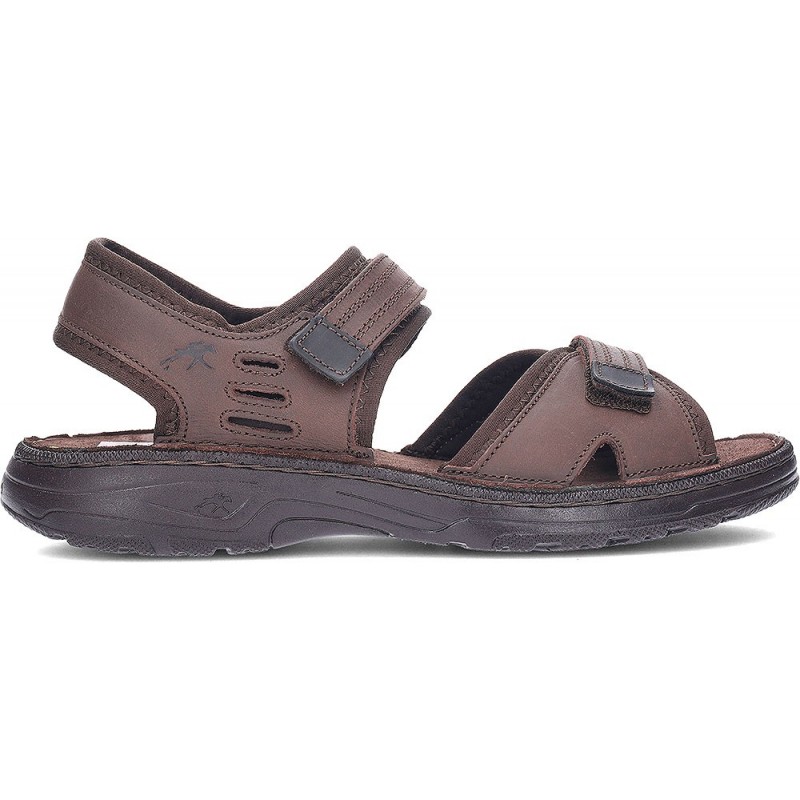 FLUCHOS Azores F2197 Ledersandalen MARRON_NEGRO