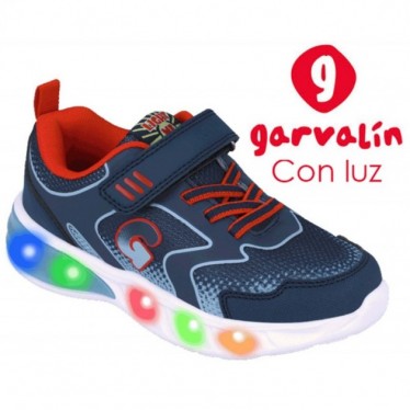 Garvalin 252828 Halo Leucht-Sneaker für Jungen AZUL_MARINO_A089