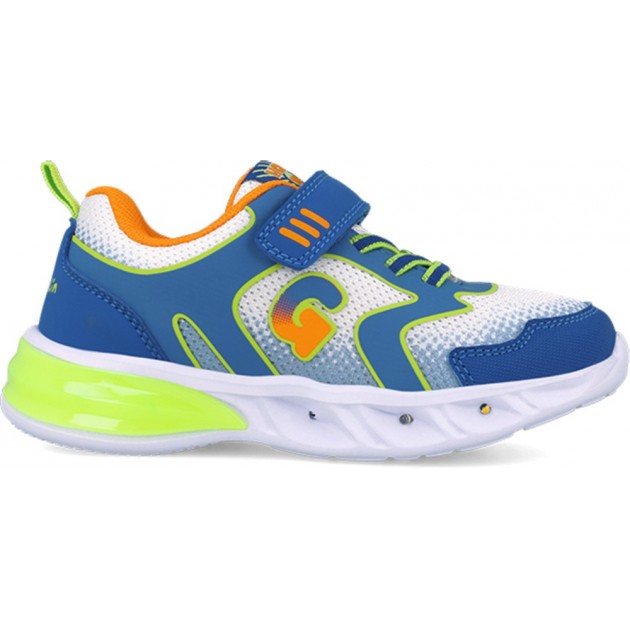Garvalin 252828 Halo Leucht-Sneaker für Jungen BLANCO_ROYAL_B825