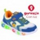 Garvalin 252828 Halo Leucht-Sneaker für Jungen BLANCO_ROYAL_B825