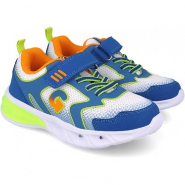 Garvalin 252828 Halo Leucht-Sneaker für Jungen BLANCO_ROYAL_B825