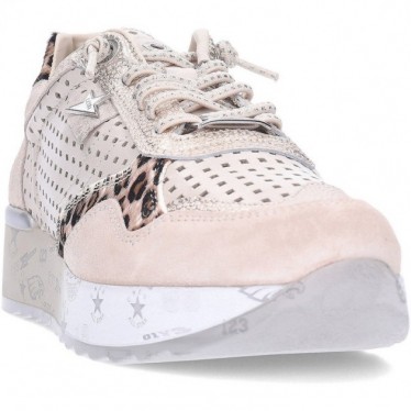 CETTI C-848SRAXL Damen-Sneaker LEO_IVORY