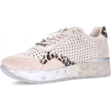 CETTI C-848SRAXL Damen-Sneaker LEO_IVORY