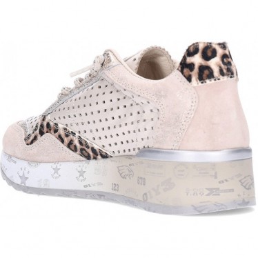 CETTI C-848SRAXL Damen-Sneaker LEO_IVORY