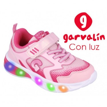 Garvalin 252828 Halo Leuchtsportschuh für Mädchen ROSA_C032