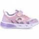 Garvalin 252828 Halo Leuchtsportschuh für Mädchen BLANCO_LILA_D661