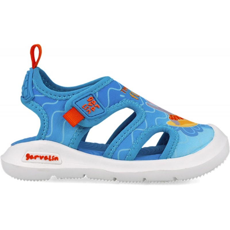 Garvalin 252846 Strandsandalen mit Wellenmuster für Jungen AZUL_A008