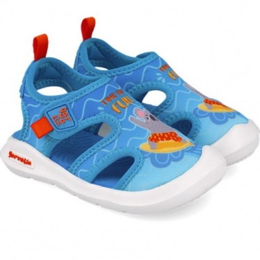 Garvalin 252846 Strandsandalen mit Wellenmuster für Jungen AZUL_A008