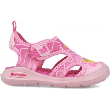 Garvalin 252846 Strandsandalen mit Wellenmuster für Mädchen ROSA_B032