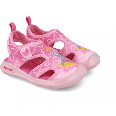 Garvalin 252846 Strandsandalen mit Wellenmuster für Mädchen ROSA_B032