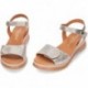 PAULA URBAN BOGOTA SANDALEN 24-634 PLATINO2