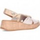 Damensandale PAULA URBAN 33-416 OFF_PLATINO