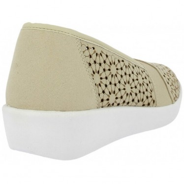 Doctor Cutillas 38474 Damen-Loafer mit gestanzten Blumen PLATINO
