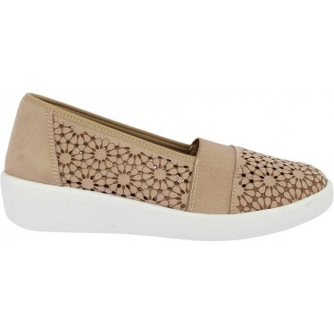 Doctor Cutillas 38474 Damen-Loafer mit gestanzten Blumen NUDE