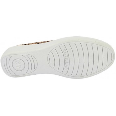 Doctor Cutillas 38474 Damen-Loafer mit gestanzten Blumen NUDE