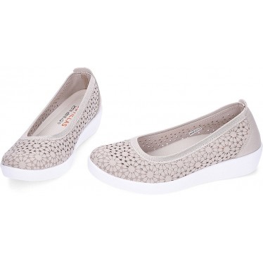 Damenballerinas DOCTOR CUTILLAS 38473 PLATINO