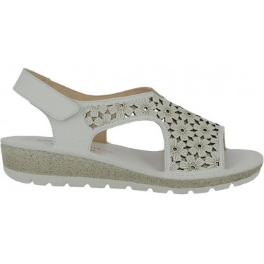 Doctor Cutillas 35334 Floral Chopped Damen Sandalen BLANCO