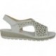 Doctor Cutillas 35334 Floral Chopped Damen Sandalen BLANCO