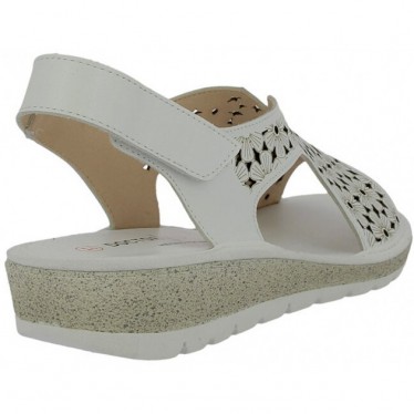 Doctor Cutillas 35334 Floral Chopped Damen Sandalen BLANCO