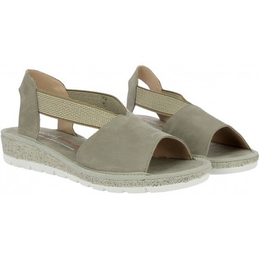Doctor Cutillas 35413 Elastische Damensandalen TAUPE