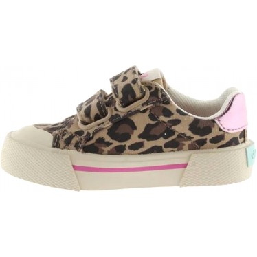 Victoria 1065196 Tribu Basket Mädchen-Sportschuh LEOPARDO