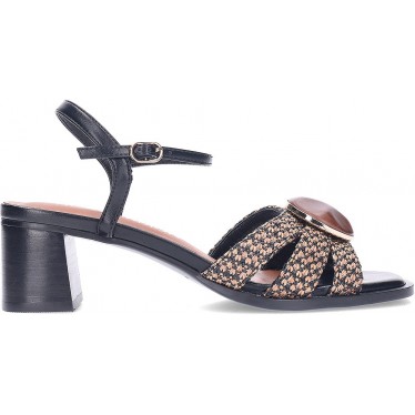 NOA HARMON Carmen 9968-67 Sandale mit Absatz BLACK_CUERO
