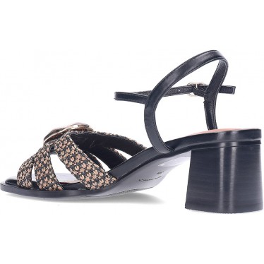 NOA HARMON Carmen 9968-67 Sandale mit Absatz BLACK_CUERO