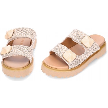 NOA HARMON Vila 9969-10 Damen Sandalen BEIGE