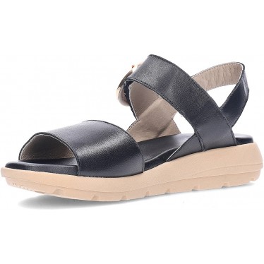 FLUCHOS Gandia D9468 Damensandale NEGRO