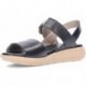 FLUCHOS Gandia D9468 Damensandale NEGRO
