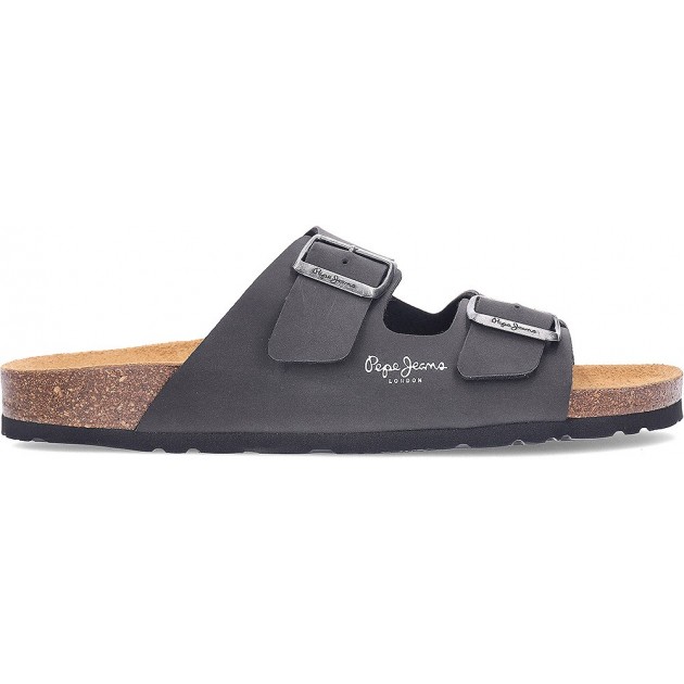Sandalen PEPE JEANS Doppelvelour PMS80003 BLACK