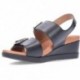 MEPHISTO YSABEL Ledersandalen BLACK