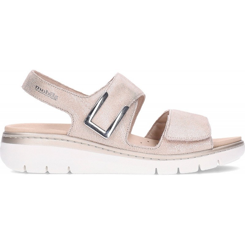 MEPHISTO LALIA Damen Sandalen PLATINUM