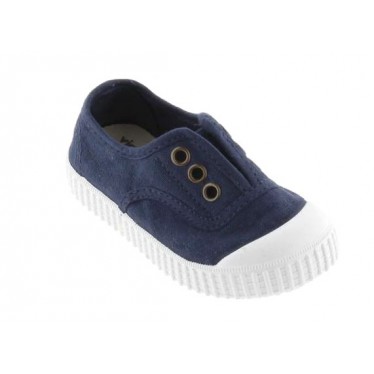 Victoria 106627 Elastische Canvas-Kinder-Sneaker MARINO