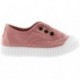 Victoria 106627 Elastische Canvas-Kinder-Sneaker NUDE