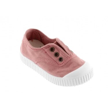 Victoria 106627 Elastische Canvas-Kinder-Sneaker NUDE