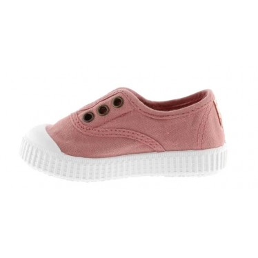 Victoria 106627 Elastische Canvas-Kinder-Sneaker NUDE