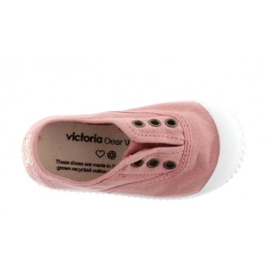 Victoria 106627 Elastische Canvas-Kinder-Sneaker NUDE