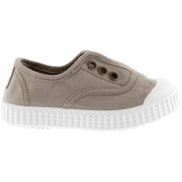 Victoria 106627 Elastische Canvas-Kinder-Sneaker BEIGE