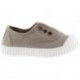 Victoria 106627 Elastische Canvas-Kinder-Sneaker BEIGE