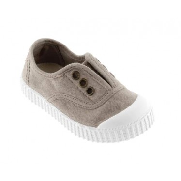 Victoria 106627 Elastische Canvas-Kinder-Sneaker BEIGE