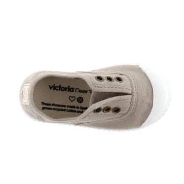 Victoria 106627 Elastische Canvas-Kinder-Sneaker BEIGE