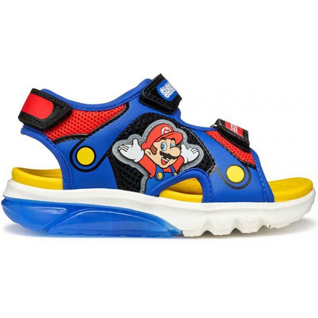 GEOX Mario J55MXD Leuchtende Sandalen ROYAL_RED GEOX Mario J55MXD Leuchtende Sandalen ROYAL_RED