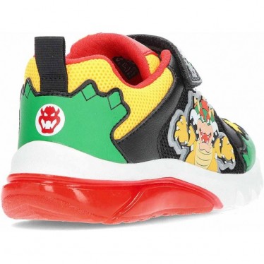 GEOX Cyberdrone Bowser J55LBE Leuchtende Sneakers für Jungen GREEN_RED