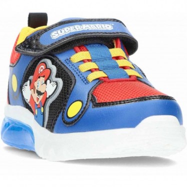 GEOX Super Mario J55LBF leuchtende Kindersneaker ROYAL_RED