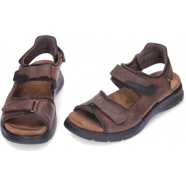 FLUCHOS Kairo F1773 Herrensandalen MARRON