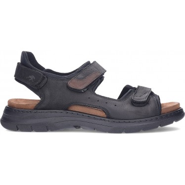 FLUCHOS Kairo F1773 Herrensandalen NEGRO
