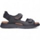 FLUCHOS Kairo F1773 Herrensandalen NEGRO