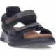 FLUCHOS Kairo F1773 Herrensandalen NEGRO